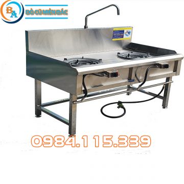 Bếp Á Đôi Kiềng Ú Có Vòi Nước-0