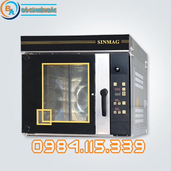 lò nướng đối lưu sinmag sm2-705e 5 khay cũ